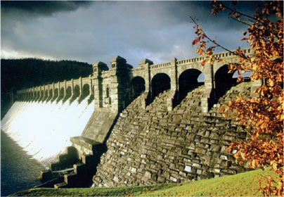 Vyrnwy Dam photographed by Andrew McCartney.