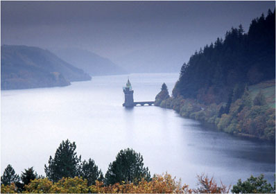 Lake Vyrnwy photographed by Andrew McCartney.